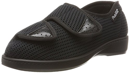 PodoWell ARREAU Unisex adulto Zapatillas, Negro, 43 EU