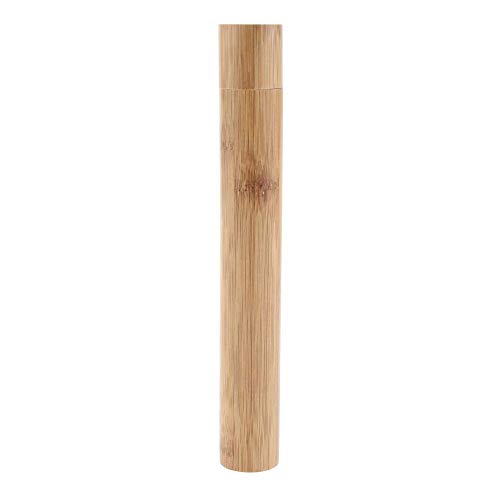 POFET 2 fundas protectoras de bambú para cepillos de dientes, organizador portátil de 8.3 pulgadas.