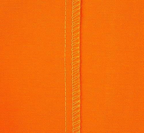 POLHIM® Bolsa de tela 100% algodón biodegradable, lavable, reutilizable, con asas largas de 48 cm, para ropa, artesanía, medidas 38 x 42 cm, densidad 220 gr/m2