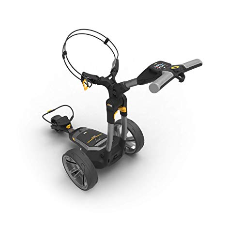 PowaKaddy Compact CT6 EBS Gris Metalizado Bateria 36 Hoyos Litio
