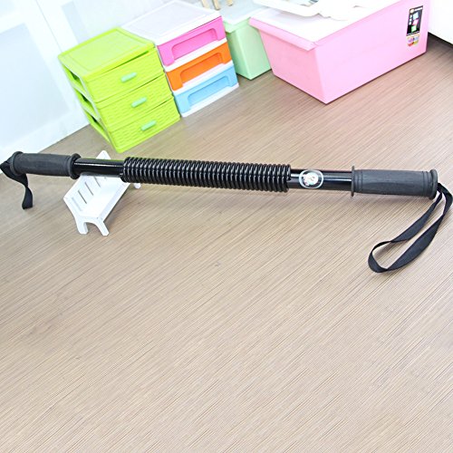 Power Twister Flexible Stretch, Expansor de Pecho de Resorte Resistente para Ejercicios de Hombros, Brazos y Pecho, 20 kg de Varilla de Brazo, Resorte, Acero, Ejercitador, Fuerza de Agarre de Mano