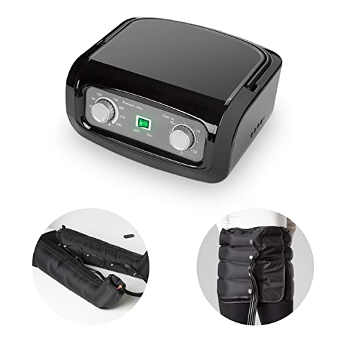 Presoterapia profesional de calidad prémium, presoterapia para casa con 4 cámaras de aire, presoterapia con infodrenaje con dos piernas XL y banda abdominal