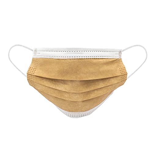 Pro Safe + Mascarillas Quirúrgicas Tipo IIR (120 uds.) - Filtración Bidireccional (99,9%) - Fabricado en España - 3 Capas (Beige)