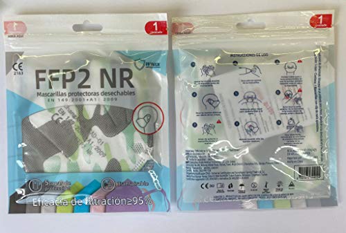 PROMASK FFP2 NR Color camuflaje CE 2163 (10)