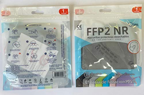PROMASK FFP2 NR Color gris CE 2163 (10)