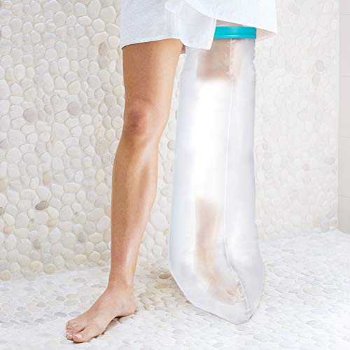 Protector de yeso protección Impermeable adulto para baño de ducha, protector de escayola para mantener el vendaje, bolsa de fundición hermética para herida,tamaño de pierna completa