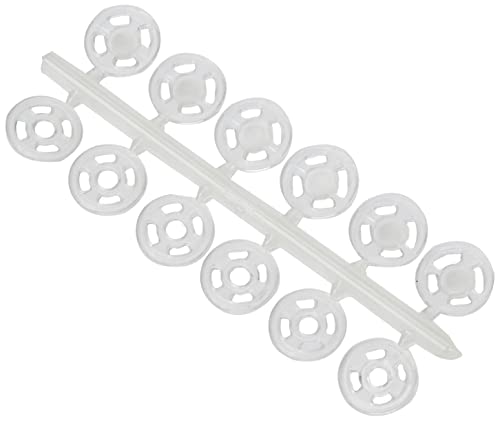 Prym Botón A Presión, Plastic, Blanco, 2 x 1 x 1 cm, 24