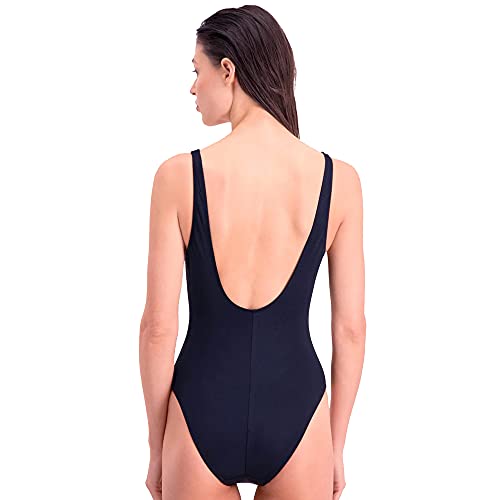 PUMA Women's Swimsuit Bañador de una Pieza, Marina, XS para Mujer