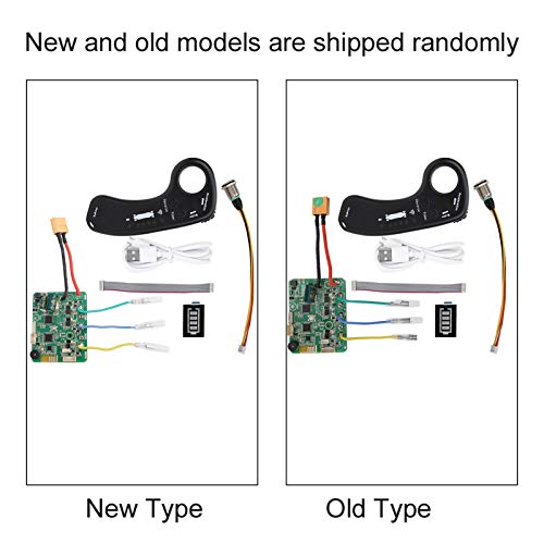 Pwshymi Controlador de una Sola Unidad de Scooter de Alto par de Baja Velocidad, Juego de una Sola Unidad de 24 V, Controlador de Scooter de 4 Ruedas, Controlador de Scooter eléctrico de 4 Ruedas