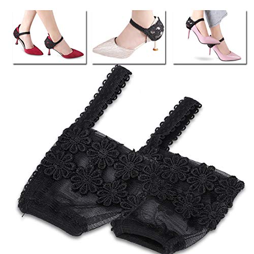 Pwshymi Cordones para Zapatos con Cordones de tacón Alto Stra para relajación para Uso Diario(M (36-37 Yards))
