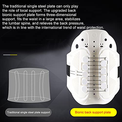 QNMM Cinturón de Soporte Lumbar para La Parte Inferior de La Espalda con Sistema de Polea para Aliviar El Dolor de Espalda, Hernia de Disco, Ciática, Escoliosis