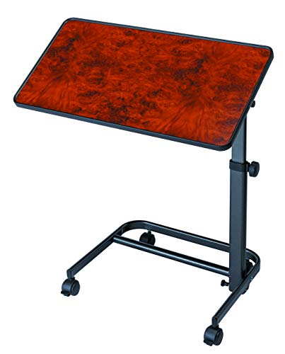 Queraltó Mesa auxiliar para cama, silla o sofá, color nogal, tablero 40 x 60 cm