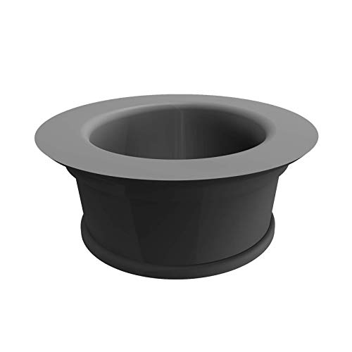 QUICKWARE Aro Desbarazado para Tolva de 250mm Ø · para Encimeras de Cocina Industriales · Aro de Goma Troncónico para para Tirar Restos de Basura sobre encimera de 232 Ø