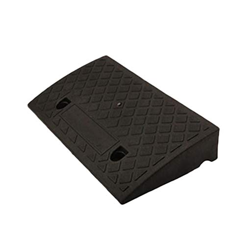 Rampas de bordillo de plástico livianas y portátiles Juego de rampas de umbral de plástico de alta resistencia para entrada de auto, muelle de carga, acera, automóvil, camión Pasos de altura de 6-8 cm