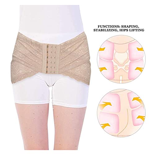 REAPP Maternity Hip Up Pelvis Correction Cinte posparto Cinturón Embarazo Mujer Pelvic Corrección Cinturón posparto (Color : Beige, Size : M)