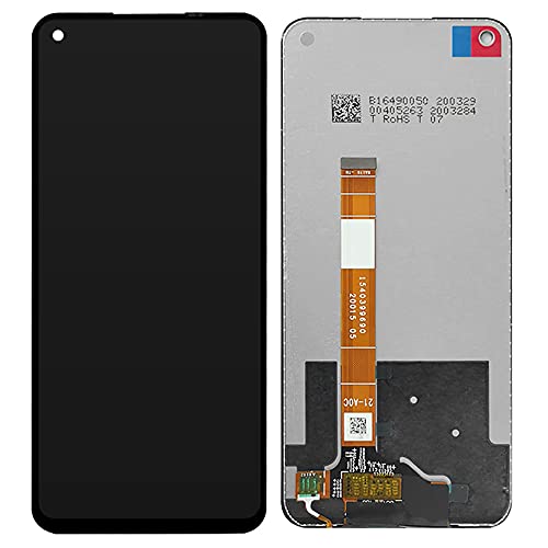 Reemplazo de Pantalla para OPPO A72 4G CPH2067 LCD Display Digitalizador de Pantalla táctil Asamblea +con un Conjunto de Herramientas + Película Templada (Negro sin Marco)