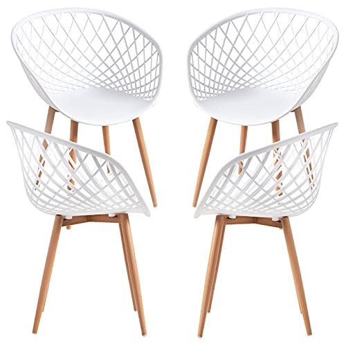 Regalos Miguel - Packs Sillas Comedor - Pack 4 Sillas Vera - Blanco - Envío Desde España, Entrega en 24/48 Horas