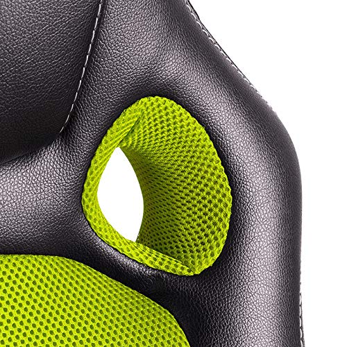 Regalos Miguel - Sillas Gaming - Silla Pro - Verde y Negro - Envío Desde España