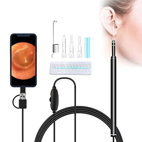 Rehomy Digital Led Otoscopio Cámara de Oído Alcance Kit de eliminación de Cera Herramienta de Limpieza de Cera de oído