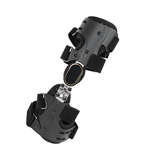 Rodillera cómoda transpirable ajustable articulación de la rodilla férula artritis varo valgo rodillera ortopédica(Izquierda)