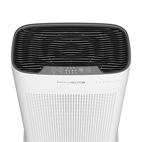 Rowenta Pure Air PU3040 - Purificador, filtración alérgenos y partículas finas, 120 m², modo automático día y noche, temporizador, apagado automático, encendido programable, indicador cambio filtro