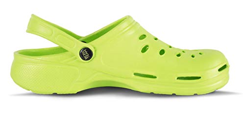 S-ROX WORKTEAM - Zueco Ultraligero. Ergonómico, en plástico EVA. Anatómico, con cámara ortopédica. Avanzado Sistema de ventilación. Resistente a l Unisex Verde Pistacho 38