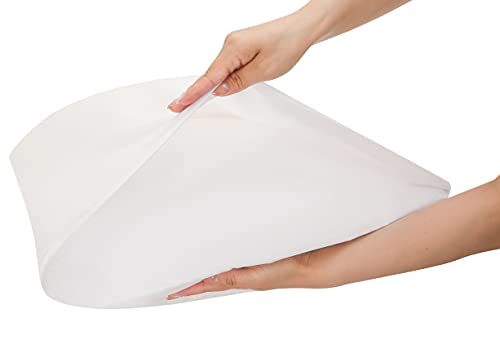 Sabanas Cama 120 Blanco, Juego Sábanas 120x190 3 Piezas con Bajera 120x200 Ajustable, Encimera y 1 Funda de Almohada 50x80 cm