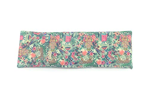 Saco Térmico de Semillas Aroma Lavanda, Azahar o Romero Tejido Gris con Estrellas (Lavanda, M (50 x 15 x 2 CM con Funda))