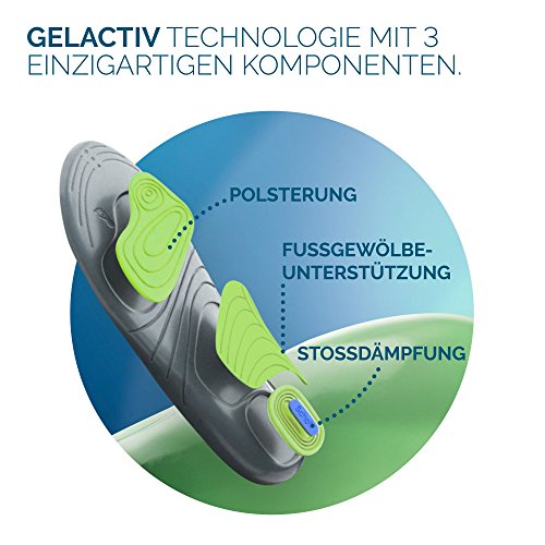 Scholl Gelactiv Activ Sport Plantillas para Zapatos, Tamaño 35.5-40.5