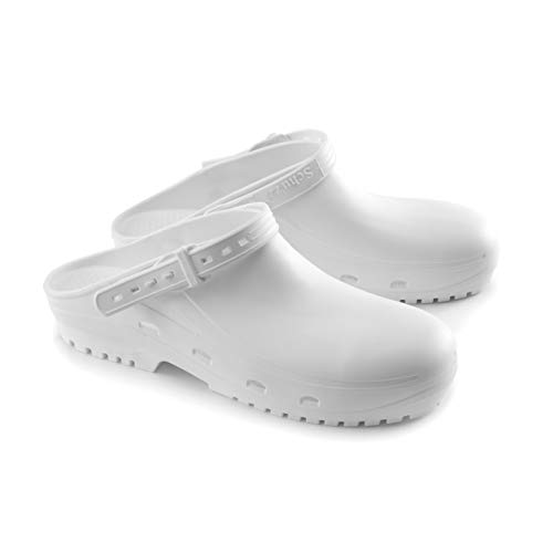 Schu'zz - Seguridad - Zueco de Seguridad para Hombre con Puntera de Acero - Antideslizante, cómodo, autoclavable - Estándar en ISO 20345 - Ideal para quirófano