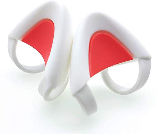 sciuU Kitty Ears para Auriculares, Orejas de Silicona de Gato Decoración Linda, Compatible con Headset HypreX Cloud/Cloud II/Cloud Flight etc, instalación con Correas de Fijación Ajustables
