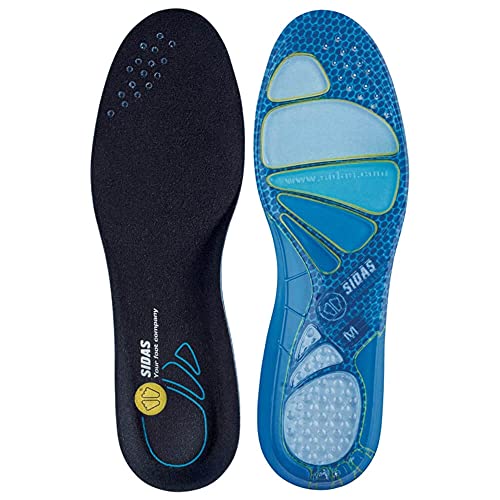 Sidas Cushioning Gel Plantillas/Deportivas, Adulto Unisex, (Multicolor), 37 EU
