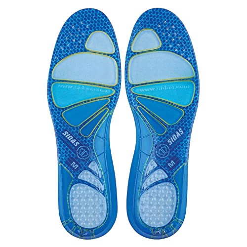 Sidas Cushioning Gel Plantillas/Deportivas, Adulto Unisex, (Multicolor), 37 EU