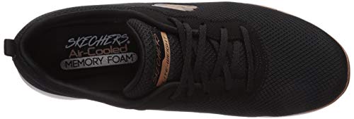 Skechers Flex Appeal 3.0-First Insight, Zapatillas Mujer, Negro (Bkrg Black Mesh/Trim), 40 EU