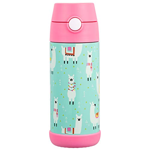 Snug - Botella de agua aislada al vacío con pajita para niños - Frascos térmicos