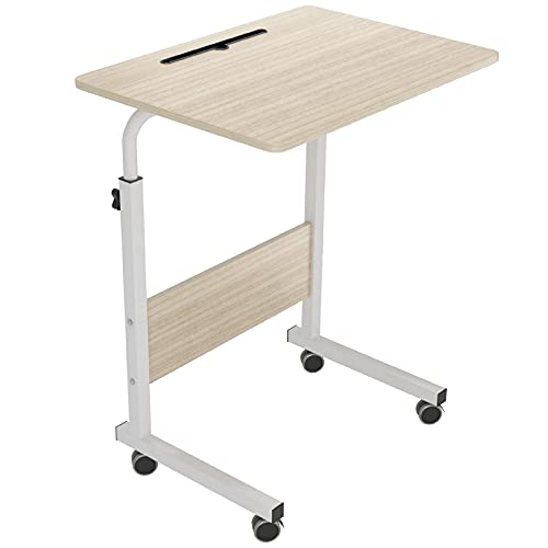 SogesHome Mesa de Ordenador Portatil 60 * 40cm con Ranura para Tableta,Escritorio de Altura Regulable,Mesa Auxiliar portátil para sofá Cama,05#3-60MP-SH