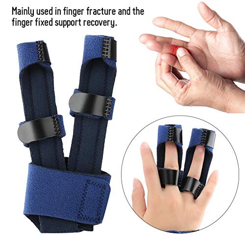 Sonew Férula de Dedo Ajustable estabilizador de Dedo Herramienta para el Cuidado de los Dedos del Pulgar y la muñeca, esguinces de Alivio, Dolor de Artritis