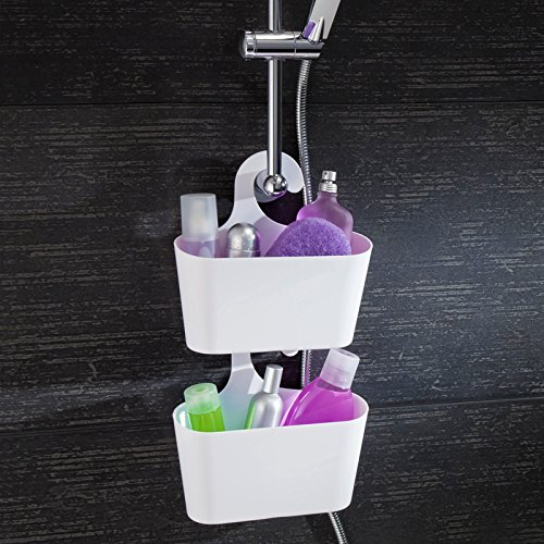 stardis Cesta de Ducha Verde con Gancho para Colgar en la Ducha, estantería de baño, utensilio para Colgar
