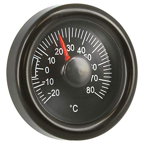 SUMEX Termómetro analógico para Interiores de Coche, Oficina o Casa, Termómetro Adhesivo Temperatura Grados Centígrados Pequeño y de Fácil Lectura