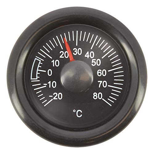 SUMEX Termómetro analógico para Interiores de Coche, Oficina o Casa, Termómetro Adhesivo Temperatura Grados Centígrados Pequeño y de Fácil Lectura