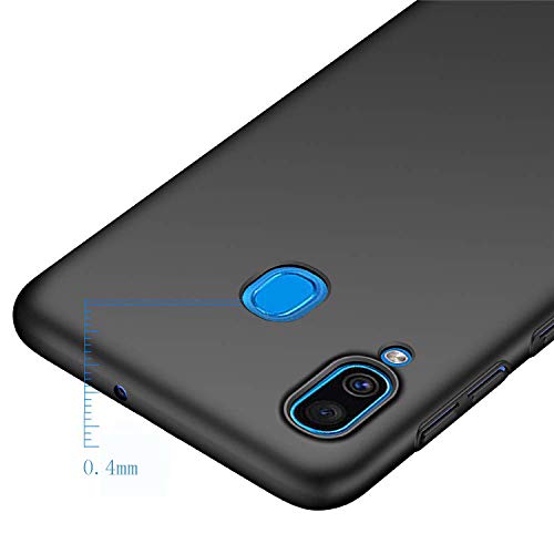 TianSY Funda Samsung Galaxy A40 Delgado Anti Rasguño Caso Aplicar Protectora Cover Case para Samsung Galaxy A40 Smartphone Black