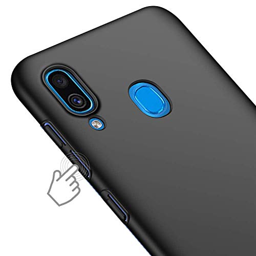 TianSY Funda Samsung Galaxy A40 Delgado Anti Rasguño Caso Aplicar Protectora Cover Case para Samsung Galaxy A40 Smartphone Black