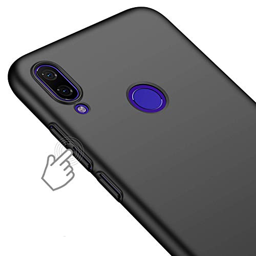 TianSY Funda Xiaomi Redmi 7 Delgado Anti Rasguño Caso Aplicar Protectora Cover Case para Xiaomi Redmi 7 Smartphone Black
