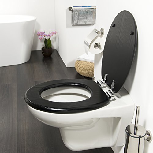 Tiger Blackwash Asiento de inodoro MDF Negro