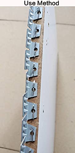 Tira de metal flexible de 3 dientes para tapicería de 20 m para muebles, sillas, sofá, reparación de cama (20 m)
