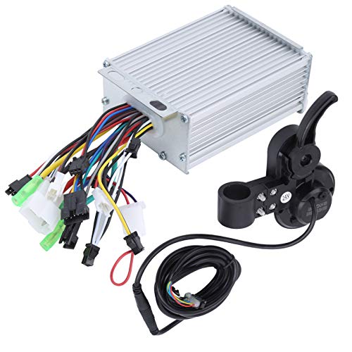 Tomanbery Mano de Obra Exquisita Controlador LCD Pulgar Palanca de Cambios Controlador de Motor de Scooter eléctrico Alta robustez Duradera para Montar en senderos para Deportes Escolares(450W)