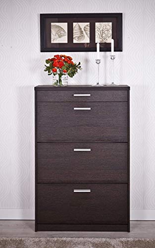 TOP KIT | Mueble Zapatero Manzanares 3ab - 80 x 130 x 25 | Wengué