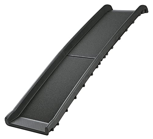 Trixie Pet 3939 - Rampa Plástico Petwalk, Negro, 40 x 156 x 8 cm