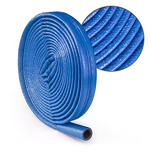 Tubo de aislamiento de tuberías, varios tamaños y colores, tubo rojo y azul con espuma para calorifugado de tuberías