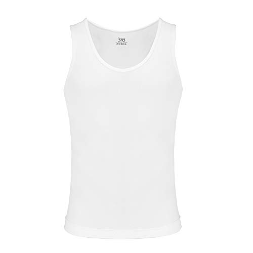 UnsichtBra Camiseta de Compresión | Ropa Interior Adelgazante Moldeadora Hombre (sw_7100)(Blanco, M)